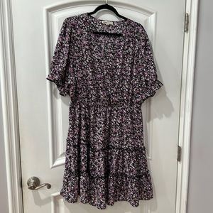 Inspired ❤️ Hearts floral mini dress size 2XL